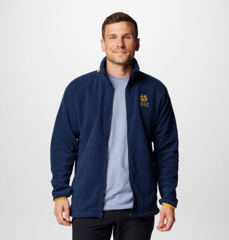 jaqueta fleece masculina universitária flanker iv - notre dame