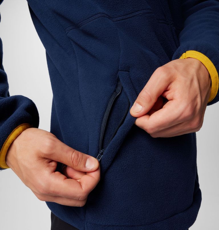 jaqueta fleece masculina universitária flanker iv - notre dame