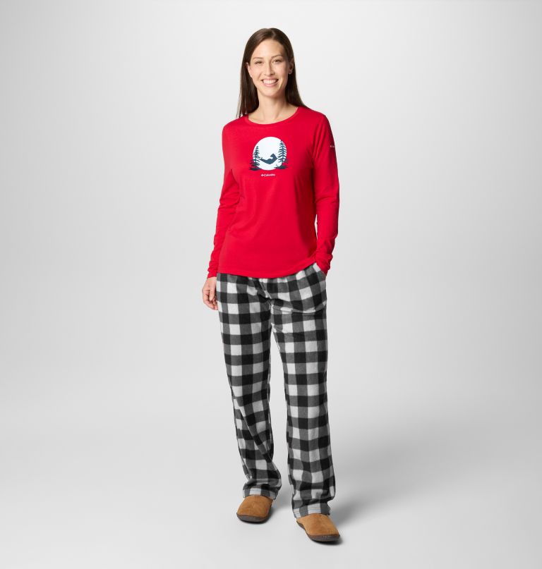 conjunto de pijama feminino com estampa de urso
