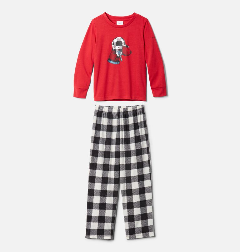 conjunto de pijama infantil com estampa de cachorro