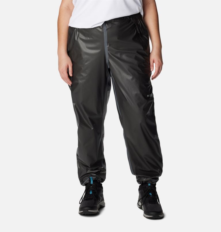 calça de chuva feminina outdry extreme wyldwood - tamanho plus size