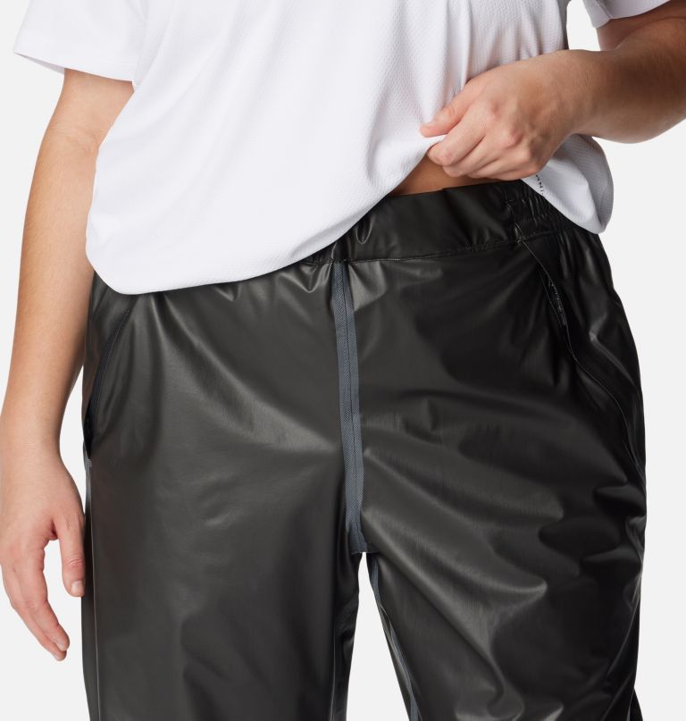 calça de chuva feminina outdry extreme wyldwood - tamanho plus size