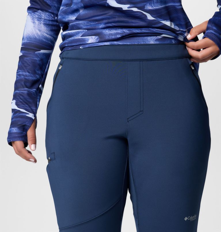 calça softshell feminina vast canyon de cintura alta