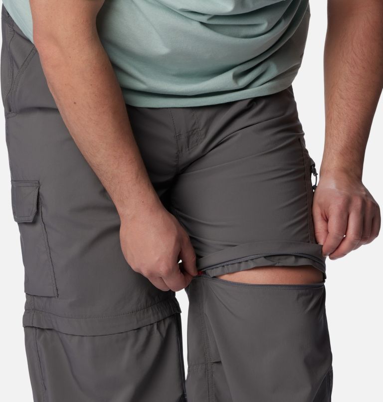 calças utilitárias conversíveis silver ridge para homem - tamanho grande