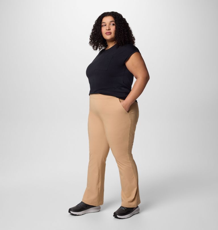 calça bootcut feminina all seasons - tamanhos grandes