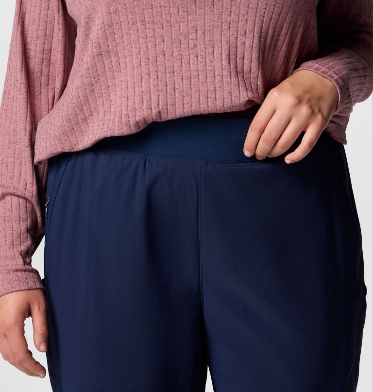 calça feminina leslie falls sem fecho - tamanhos grandes