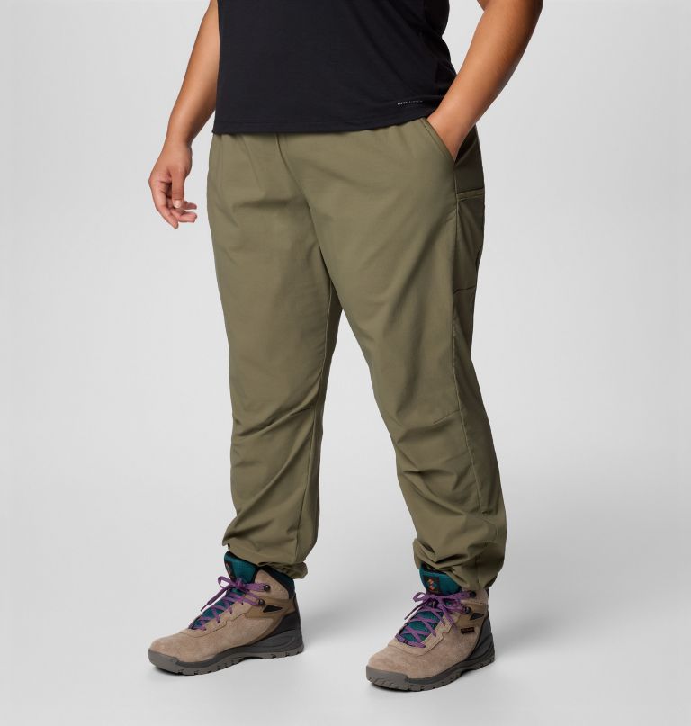 calça feminina leslie falls sem fecho - tamanhos grandes