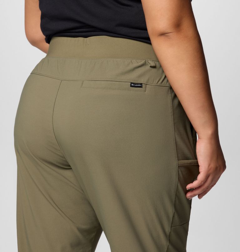 calça feminina leslie falls sem fecho - tamanhos grandes