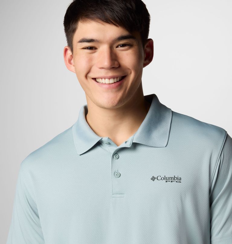 camisa polo masculina pfg solar stream