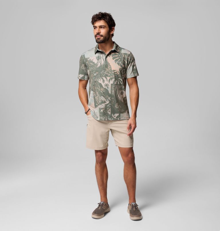 polo masculino pfg super slack tide ii stretch