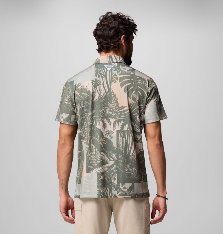 polo masculino pfg super slack tide ii stretch