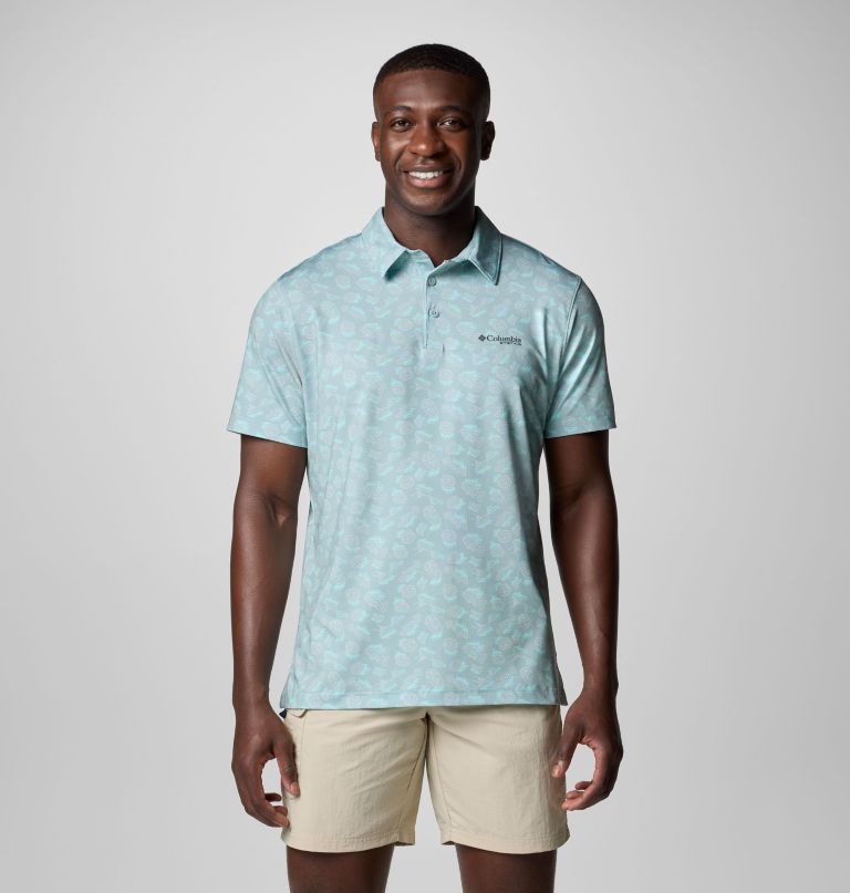 polo masculino pfg super slack tide ii stretch