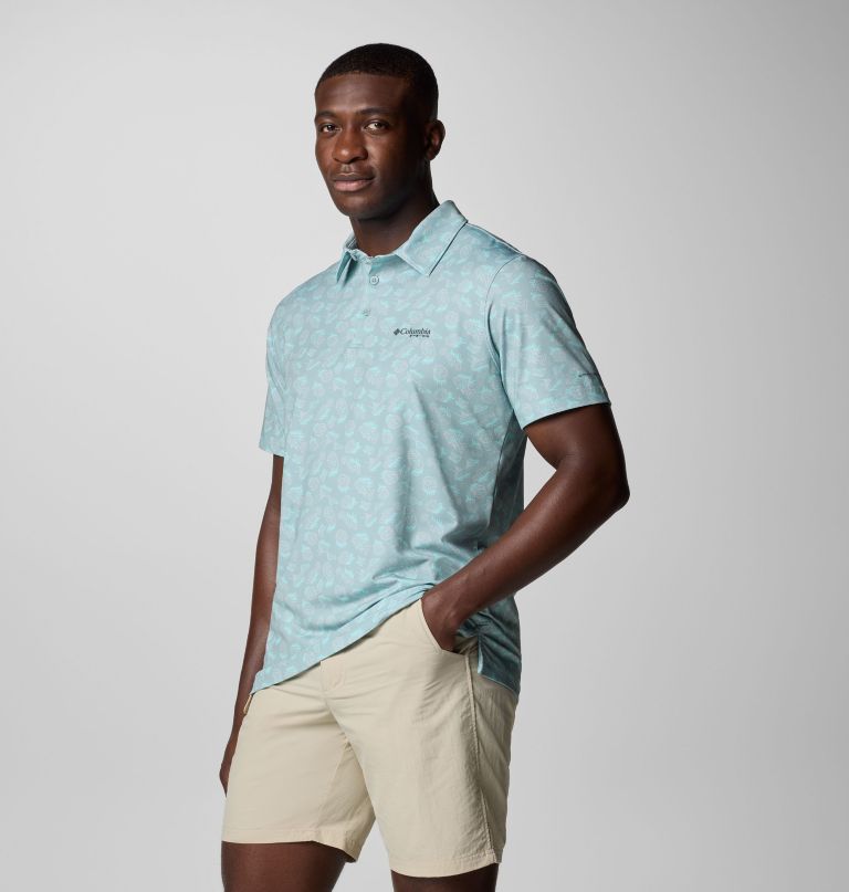 polo masculino pfg super slack tide ii stretch