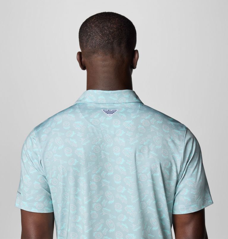 polo masculino pfg super slack tide ii stretch