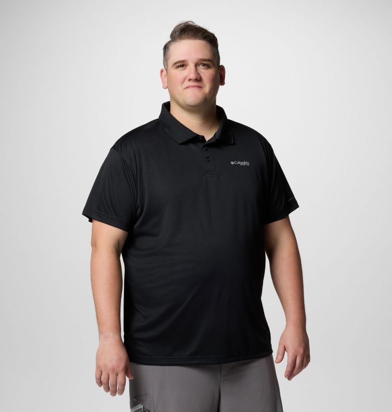 camisa polo masculina pfg solar stream - tamanho grande