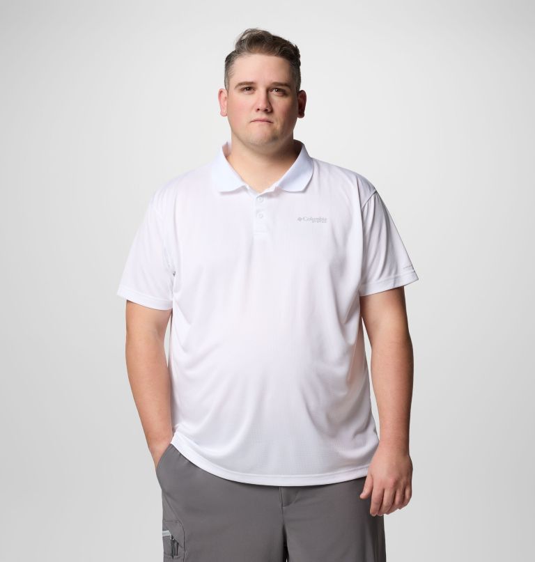 camisa polo masculina pfg solar stream - tamanho grande