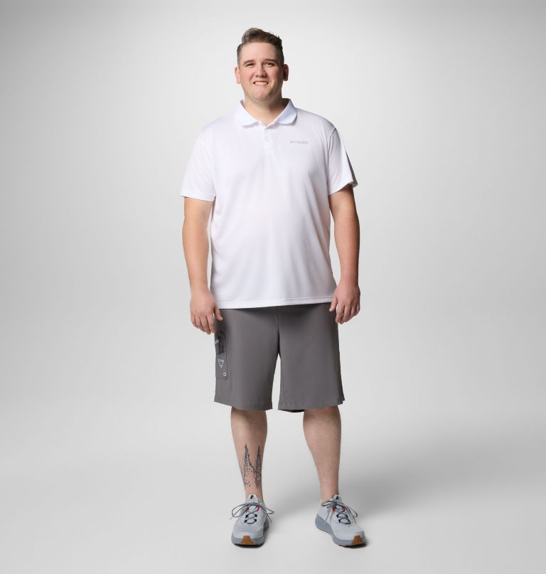 camisa polo masculina pfg solar stream - tamanho grande