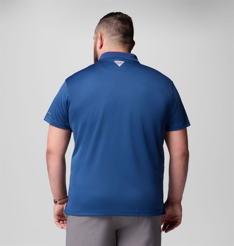 camisa polo masculina pfg solar stream - tamanho grande