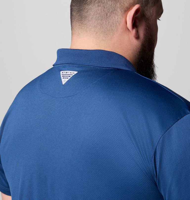camisa polo masculina pfg solar stream - tamanho grande