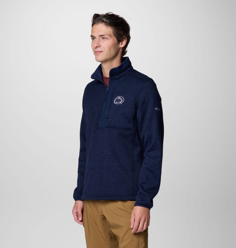 blusa de moletom masculina com meio zíper collegiate sweater weather - penn state