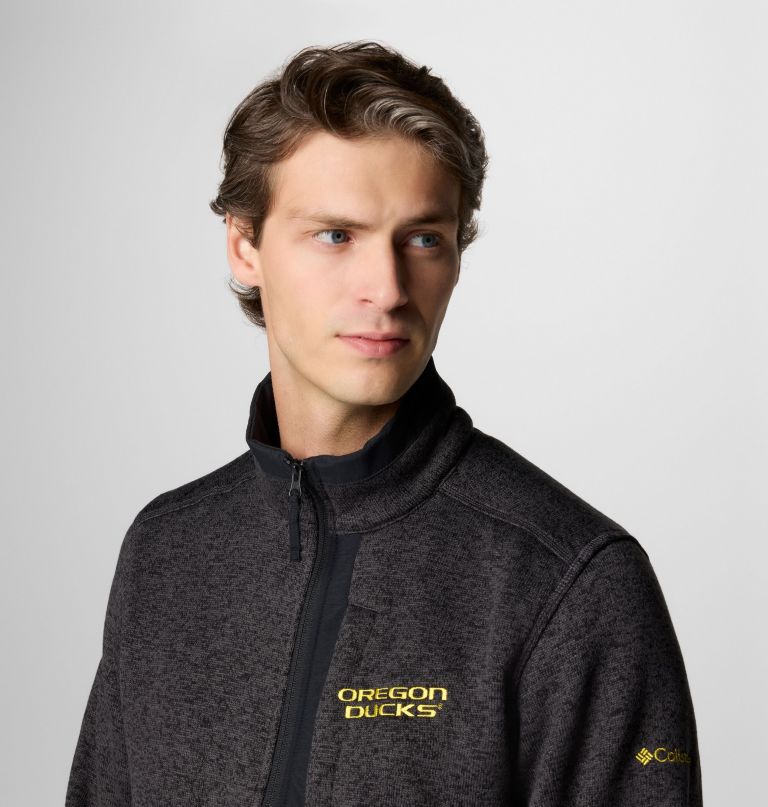 suéter masculino universitário com meio zíper modelo weather - oregon