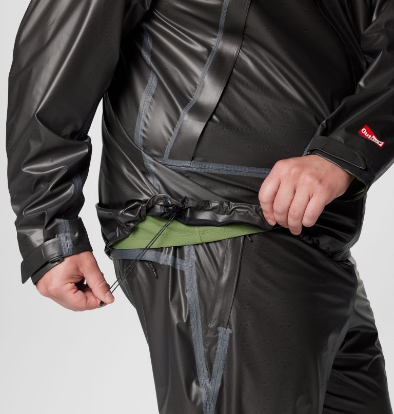 jaqueta masculina outdry extreme wyldwood shell - tamanho grande
