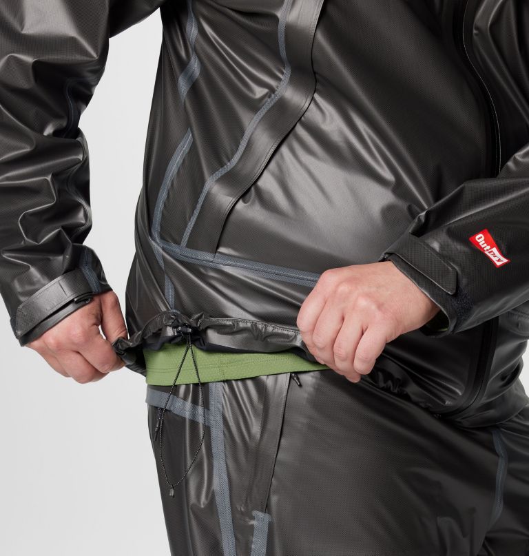 jaqueta masculina outdry extreme wyldwood shell - tamanho grande