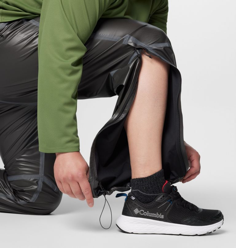 calça de chuva masculina outdry extreme wyldwood - tamanho grande