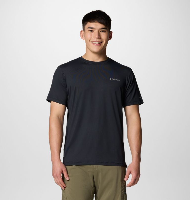 camiseta masculina tech trail utility de manga curta