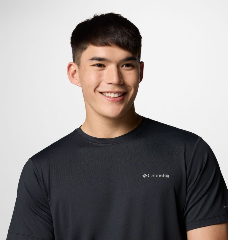camiseta masculina tech trail utility de manga curta