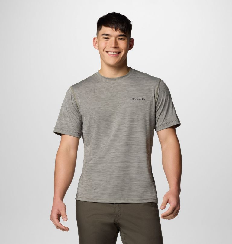 camisa masculina de malha de manga curta sage peak