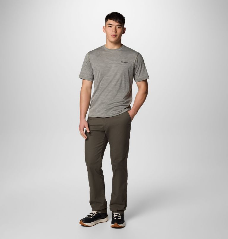 camisa masculina de malha de manga curta sage peak