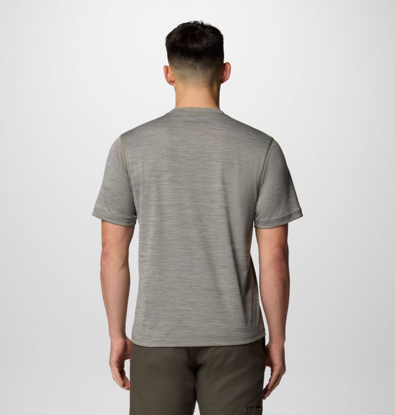 camisa masculina de malha de manga curta sage peak