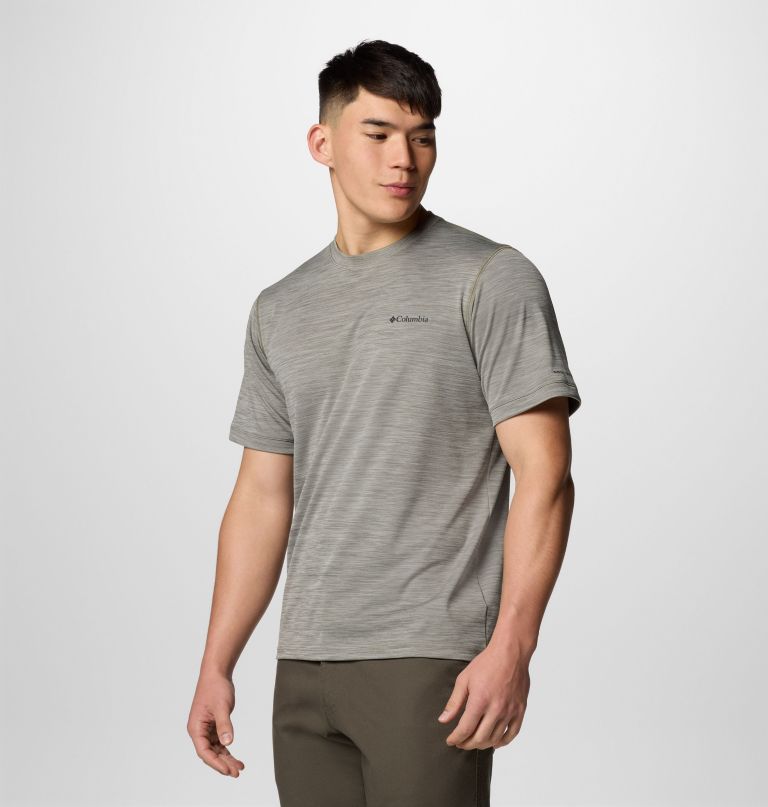 camisa masculina de malha de manga curta sage peak