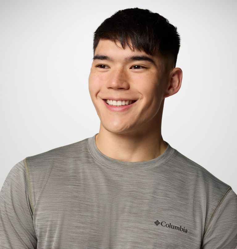 camisa masculina de malha de manga curta sage peak