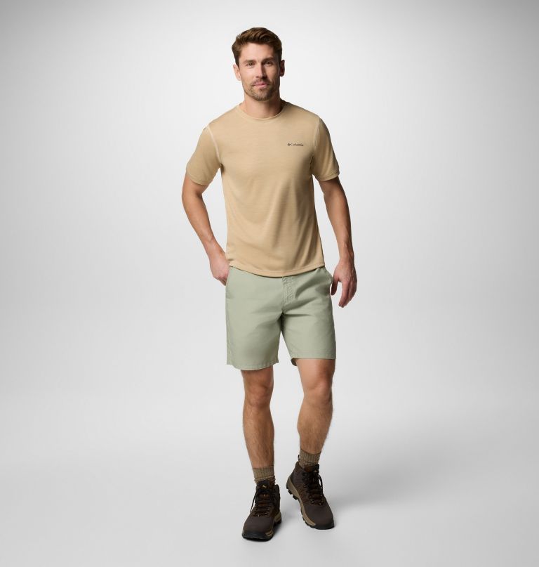 camisa masculina de malha de manga curta sage peak