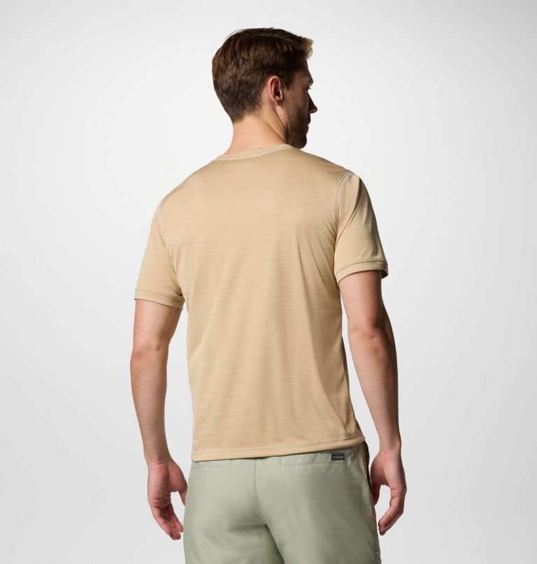camisa masculina de malha de manga curta sage peak