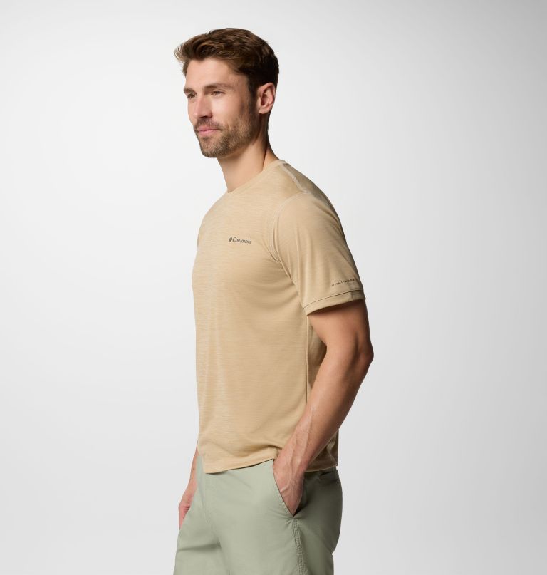 camisa masculina de malha de manga curta sage peak