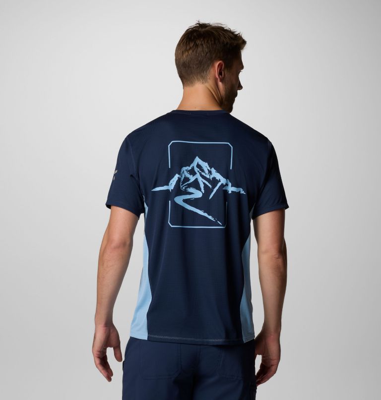 camiseta masculina cirque river pro de manga curta com estampa gráfica