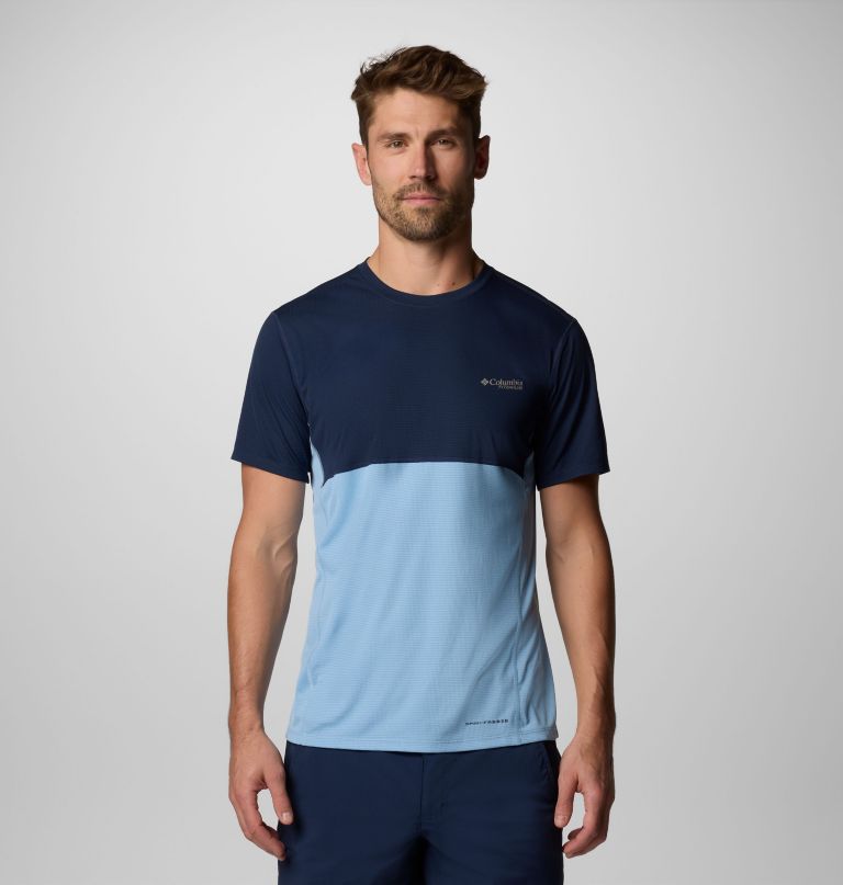 camiseta masculina cirque river pro de manga curta com estampa gráfica