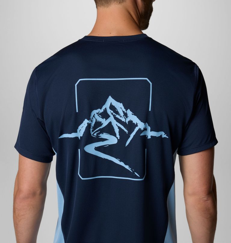 camiseta masculina cirque river pro de manga curta com estampa gráfica