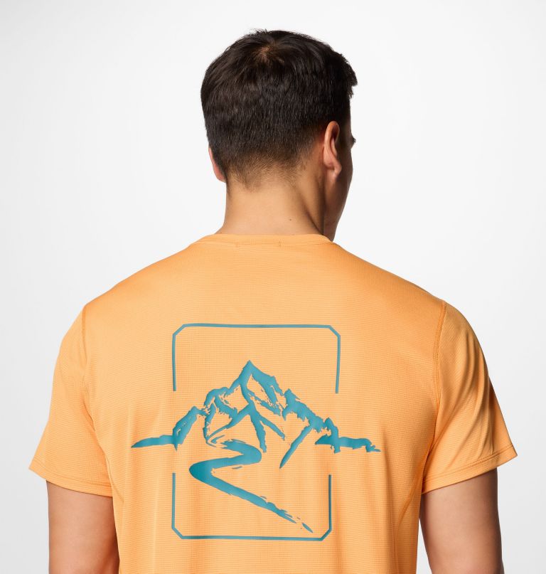 camiseta masculina cirque river pro de manga curta com estampa gráfica