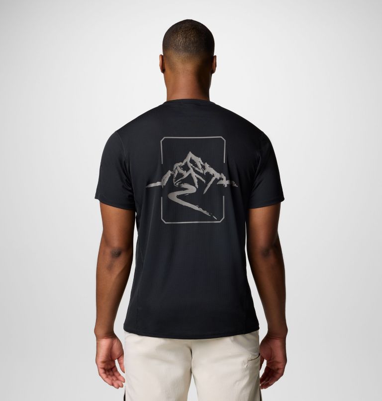 camiseta masculina cirque river pro de manga curta com estampa gráfica