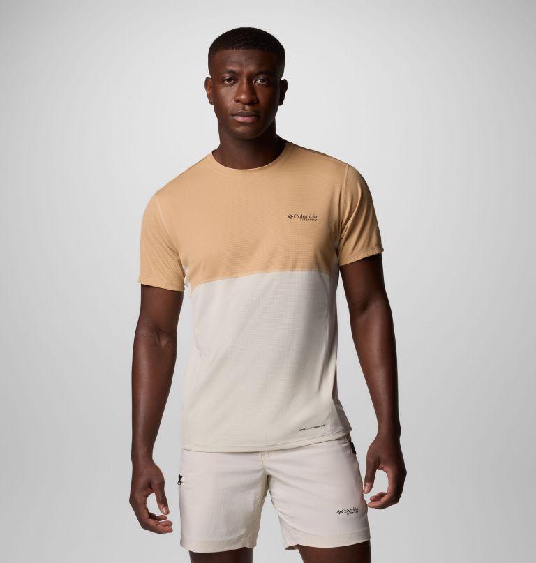 camiseta masculina cirque river pro de manga curta com estampa gráfica