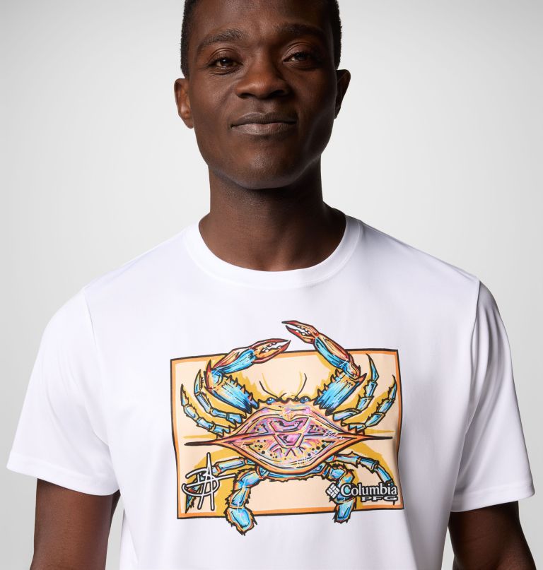 camisa masculina de manga curta terminal tackle pfg x bentley