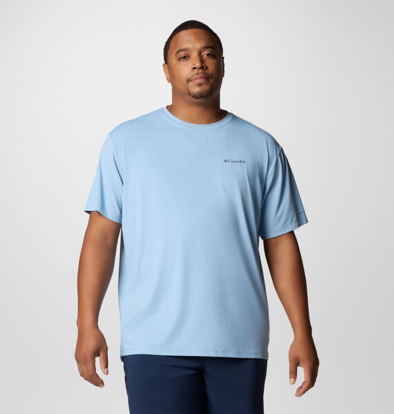 camiseta masculina tech trail utility de manga curta - tamanho grande