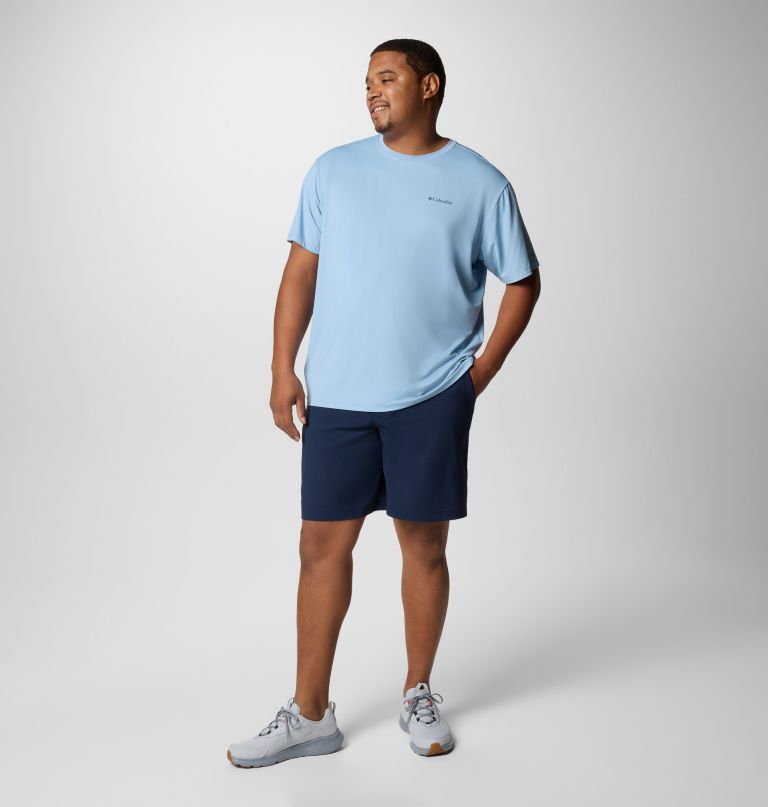 camiseta masculina tech trail utility de manga curta - tamanho grande