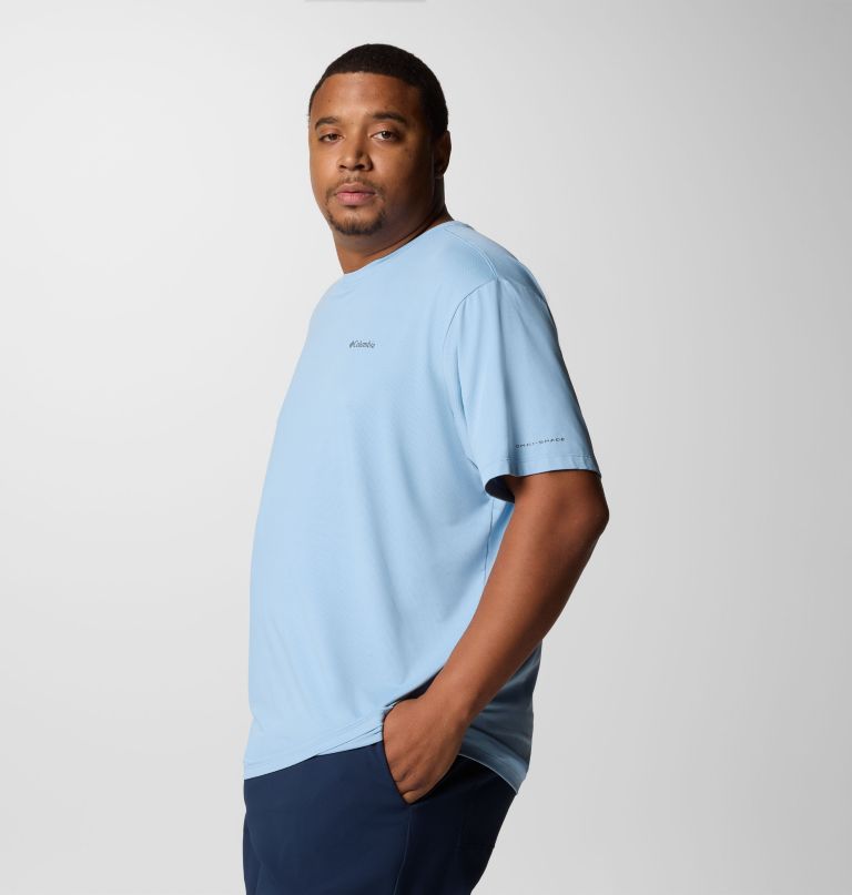camiseta masculina tech trail utility de manga curta - tamanho grande