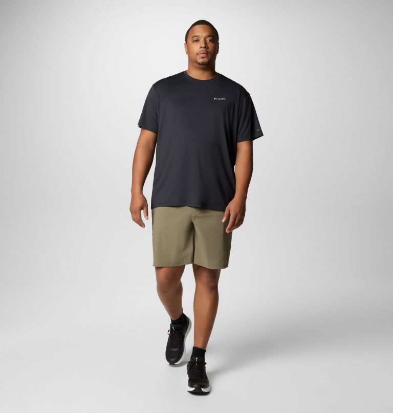 camiseta masculina tech trail utility de manga curta - tamanho grande