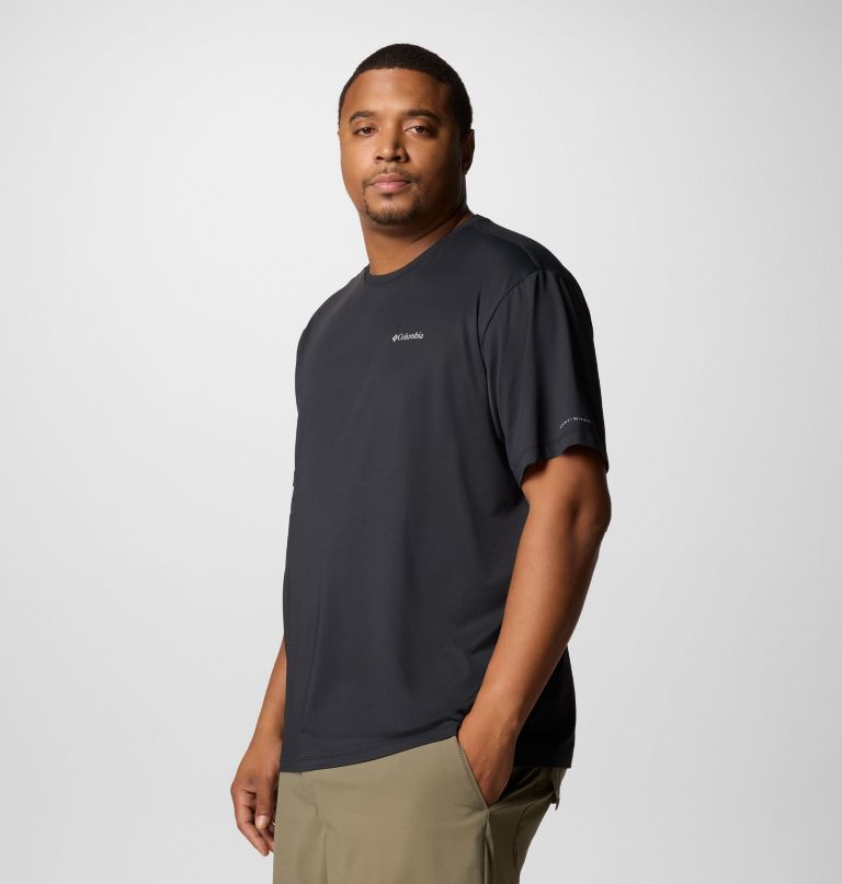 camiseta masculina tech trail utility de manga curta - tamanho grande